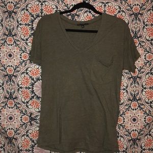 Olive green T-shirt